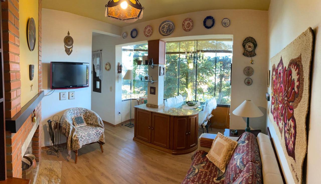 Vista Inspiradora Em Uma Localizacao Imbativel! Apartment Gramado Bagian luar foto